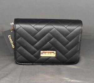 NWT Bebe Black Sophia Cross Body Bag RV $69